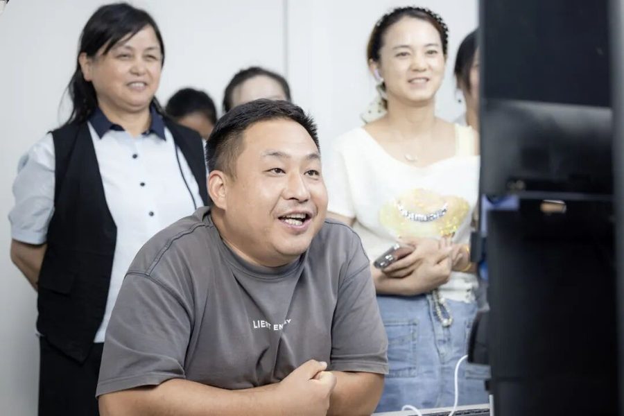 肥东皖货新农播电商班 现场